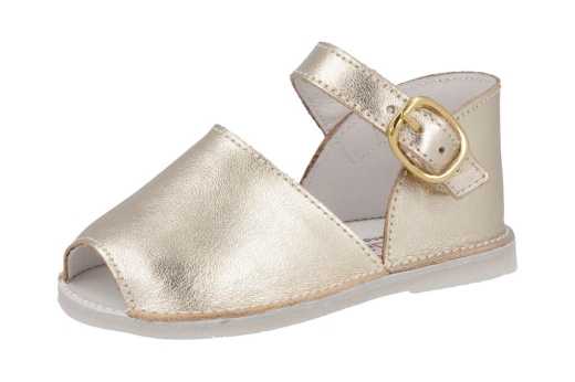 Baby Rose Gold Caged Sandals Gold